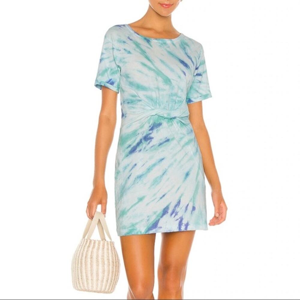 L*Space Tidal Wave Beachwood Dress Tie Dye XS NEW